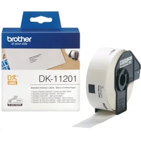 Brother DK11201 samolepicí štítky bílé 29 mm x 90 mm - Pásky pro štítkovače