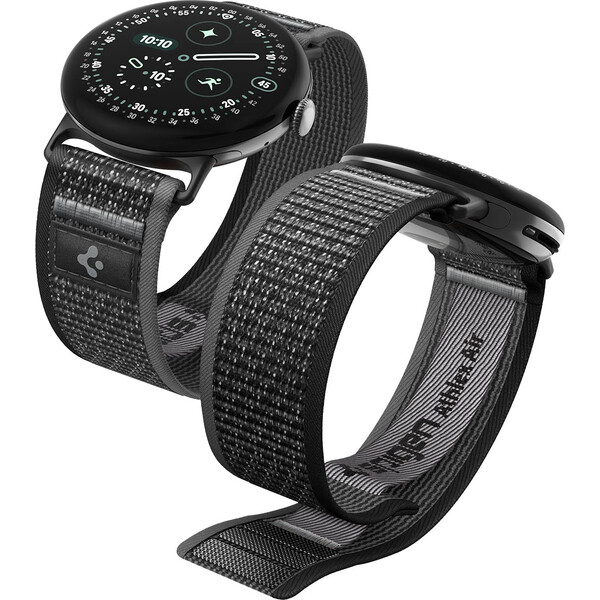 Spigen Athlex Air Active řemínek Google Pixel Watch 5/4/3 45mm black/grey