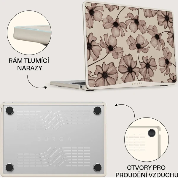Burga pouzdro pro MacBook Air 13,6" (2022–2026) Barely Yours - Pouzdra - Obrázek e19a6d11b844460c9e6b4d9265f2068d