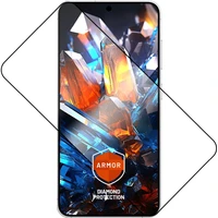 FIXED Armor 2,5D sklo s Anti-dust a AR vrstvou Samsung Galaxy S25 černé - Ochranné folie a skla