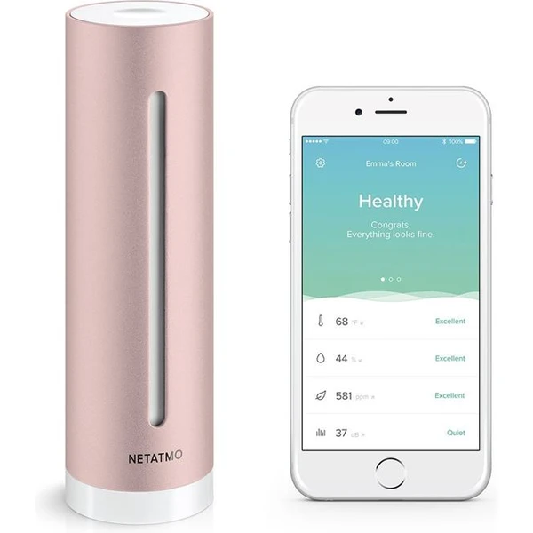 Netatmo Smart Indoor Air Quality Monitor inteligentní měřič klimatu - Meteostanice - Obrázek e19fb64ef1cb4025bdcd0da0ea91ea31