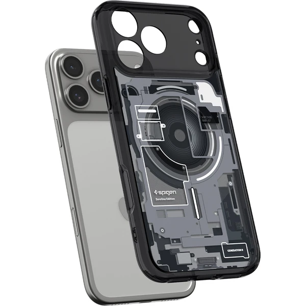 Spigen Ultra Hybrid MagSafe kryt iPhone 18 Pro Max/17 Pro Max zero one black - Pouzdra - Obrázek e1b2e7ba44244498aa6fe6f32d57f24d