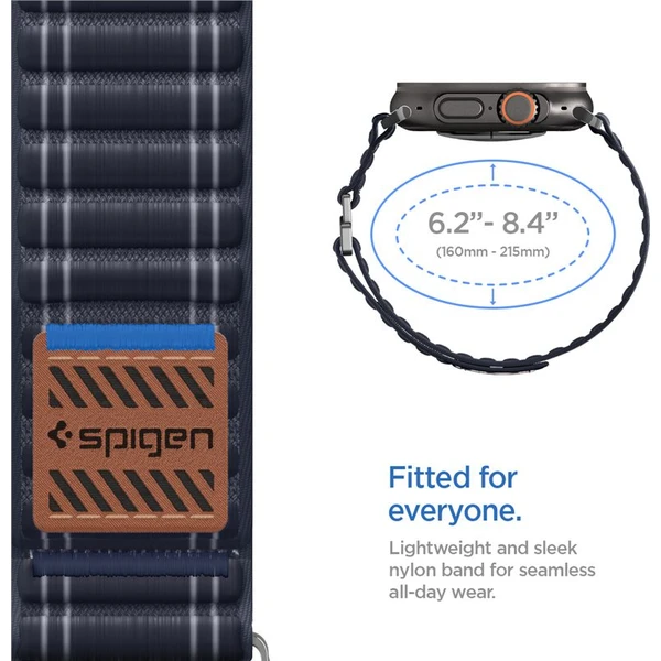 Spigen Fabric Band řemínek (hook-and-loop) Apple Watch 49/46/45/44mm námořně modrý - Řemínky - Obrázek e1bd34d226ce4fa7bbf5b628f8e44c8a