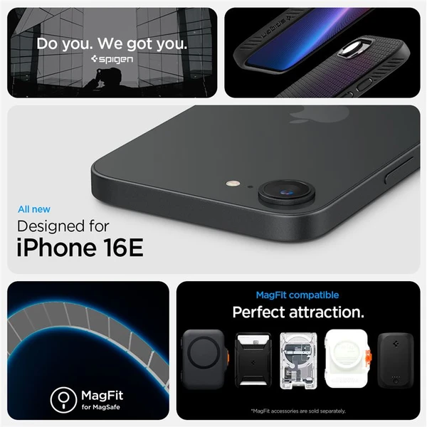 Spigen Liquid Air MagSafe kryt iPhone 17e/16e matně černý - Pouzdra - Obrázek e1c6bfddd434466a97c324de4b0856f5