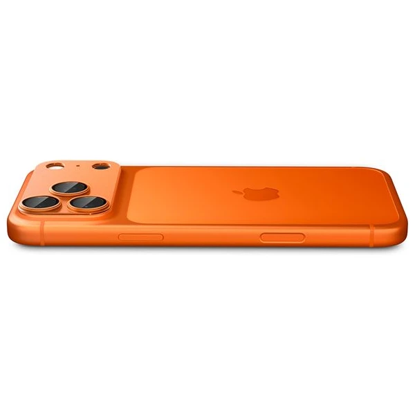 Spigen Glass tR EZ Fit Optik Pro XL sklo na fotoaparát iPhone 17 Pro oranžové - Ochranné folie a skla - Obrázek e1ccd47911144b37a906bcc764d20140