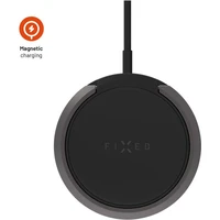 FIXED MagPad bezdrátová MagSafe nabíječka se stojánkem (15W) černá - Nabíječky