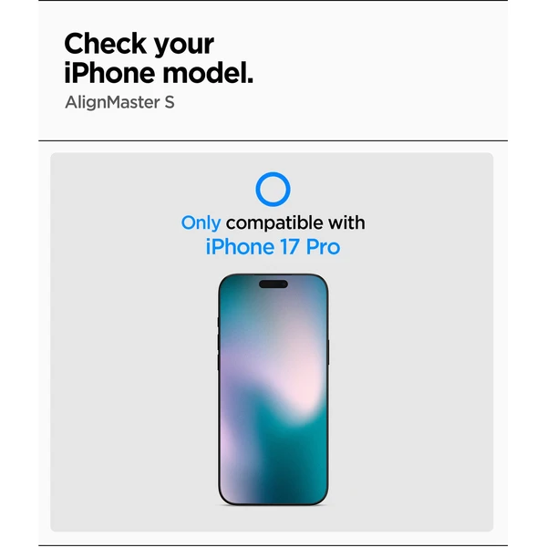 Spigen Glass tR AlignMaster S sklo iPhone 17 Pro (3 ks) - Ochranné folie a skla - Obrázek e2150d167d0b4ba29ba4b50b4cf2a247
