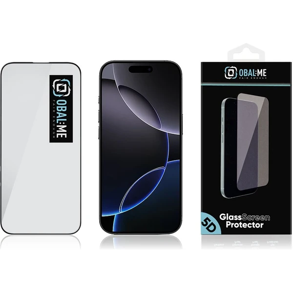 OBAL:ME 5D tvrzené sklo pro Apple iPhone 16 Pro černé - Ochranné folie a skla - Obrázek e21eabab8c3b4d77bf74d7037698a270