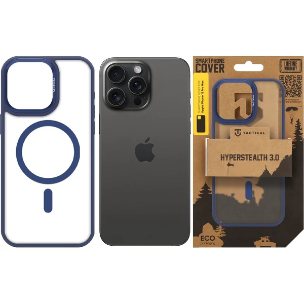 Tactical MagForce Hyperstealth 3.0 MagSafe kryt Apple iPhone 15 Pro Max Deep Blue - Pouzdra - Obrázek e224d8804f764c6ab67be754249a5af4