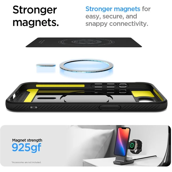Spigen Rugged Armor MagSafe kryt iPhone 17e/16e matně černý - Pouzdra - Obrázek e23e04f1872542b3987426c81257da1f