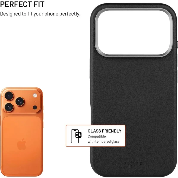 FIXED MagLeather kožený kryt s MagSafe Apple iPhone 17 Pro černý - Pouzdra - Obrázek e2761284bc2c4535bd11b89ad2a64d1c