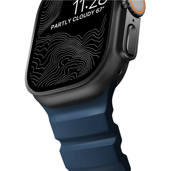 Nomad Rocky Point Band řemínek Apple Watch 49/45/44/42mm černý/modrý - Řemínky - Obrázek e2cf3bc520a84088b45ec4c92d0a785e