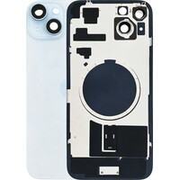 Náhradní zadní sklo pro iPhone 15 Plus modré - Náhradní zadní skla