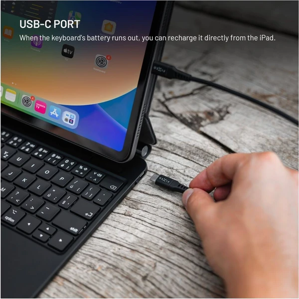 FIXED Typee pouzdro s klávesnicí iPad Pro 12,9" (18-22)/iPad Pro 13"/iPad Air 13" (24-26), CZ, - Pouzdra s klávesnicí - Obrázek e2e26ae2d95045bb9505fe308914e33e
