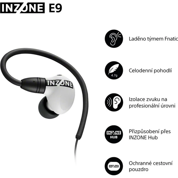 Sony INZONE E9 drátová herní sluchátka bílá (Další) - Sluchátka - Obrázek e2e707099b684a27a550ca671beca0d8