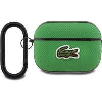Lacoste Petit Pique Croc Logo Patch pouzdro AirPods Pro 2 zelené - Pouzdra