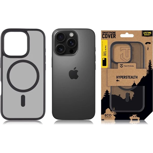 Tactical MagForce Hyperstealth Kryt pro iPhone 16 Pro Asphalt - Pouzdra - Obrázek e302ed87d692485183938d8b825d49f0
