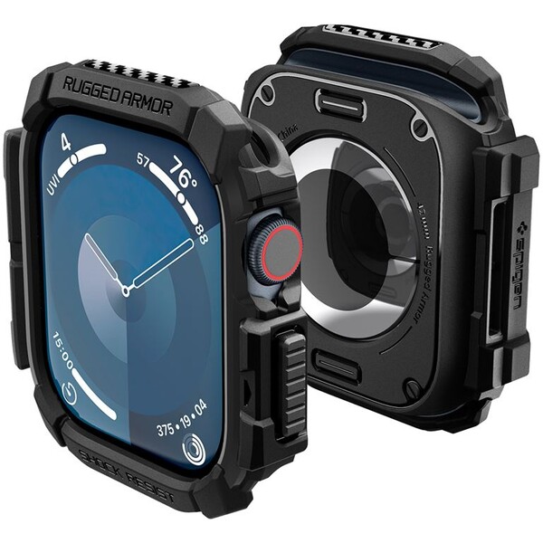 Spigen Rugged Armor kryt pro Apple Watch 10 (42mm) matně černý