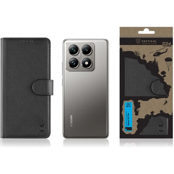 Tactical Field Notes pouzdro Xiaomi 14T Pro černé - Pouzdra - Obrázek e359e32e143240b7a35bfe08ff4d27c6