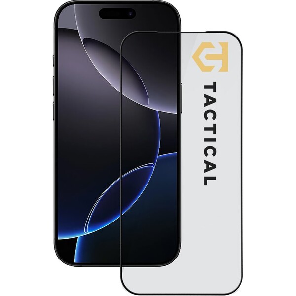 Tactical Glass Shield 5D sklo pro Apple iPhone 17 Pro černé