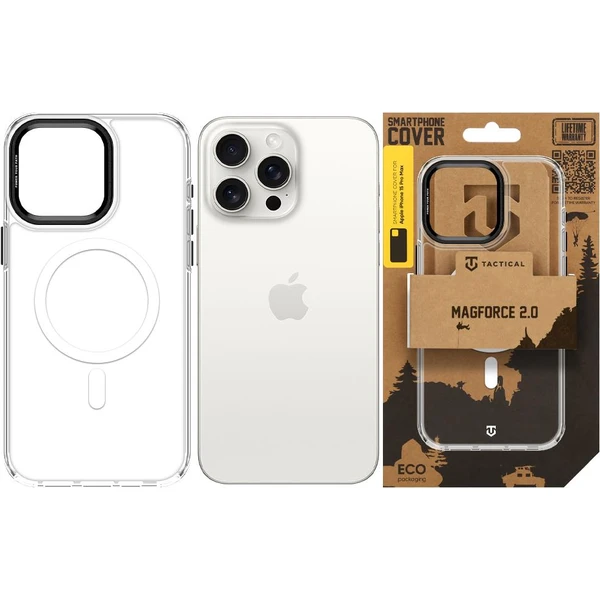 Tactical MagForce 2.0 MagSafe kryt Apple iPhone 15 Pro Max černý - Pouzdra - Obrázek e37d11a288fc4dd2b6528bc3139e1cf9