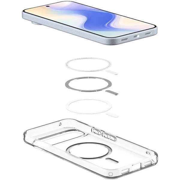 Spigen Ultra Hybrid MagSafe kryt Google Pixel 10/10 Pro clear white - Pouzdra - Obrázek e3828431ff384520b958448dd5c45a9f