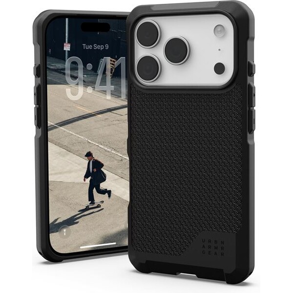 Kryt pro iPhone 17 Pro UAG Metropolis LT Magsafe - Kevlar černý
