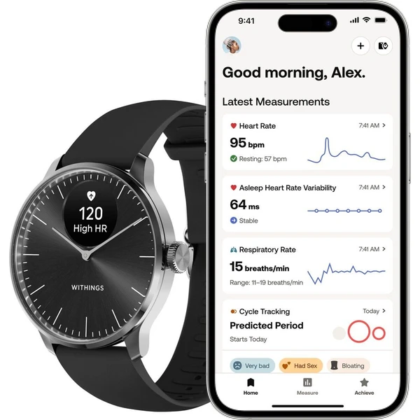 Withings ScanWatch Light 37mm černé (Další) - Chytré hodinky - Obrázek e3854e4e0b604598afc77512d32ebf72