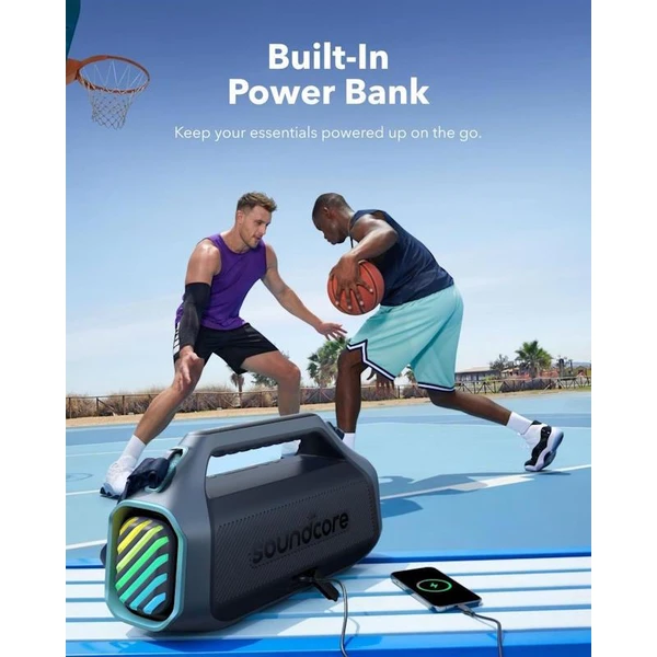 Anker Soundcore Boom 2 Plus bezdrátový reproduktor modrý - Reproduktory - Obrázek e39ca36fd16349c6a1543358802883bc