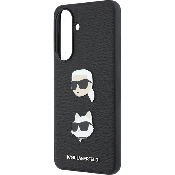 Karl Lagerfeld Liquid Silicone Metal Karl and Choupette kryt Samsung Galaxy A57 černý - Pouzdra - Obrázek e3b11c1436b3489bbfb49b916072c4e3