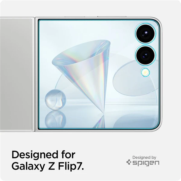 Spigen Glass tR EZ Fit HD sklo Samsung Galaxy Z Flip7 čiré (2 ks) - Ochranné folie a skla - Obrázek e3b5ca754a5a429c8c414cb014556cfa