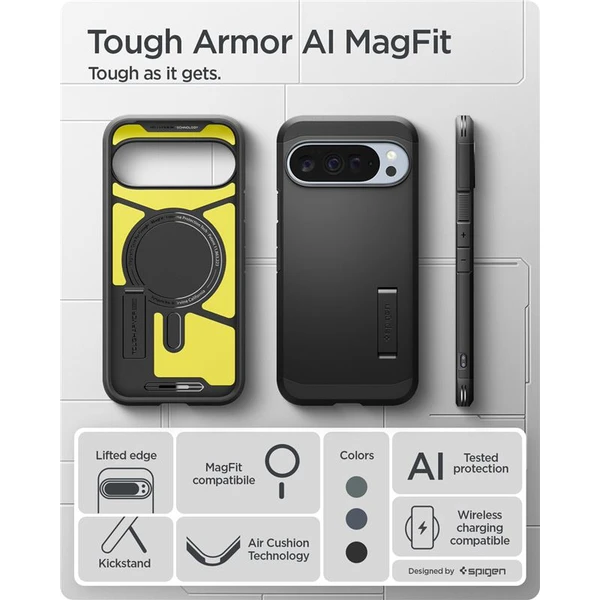 Spigen Tough Armor MagSafe kryt Google Pixel 10 Pro XL černý - Pouzdra - Obrázek e3c59ef0717f4b60a5d18acf5e536f57