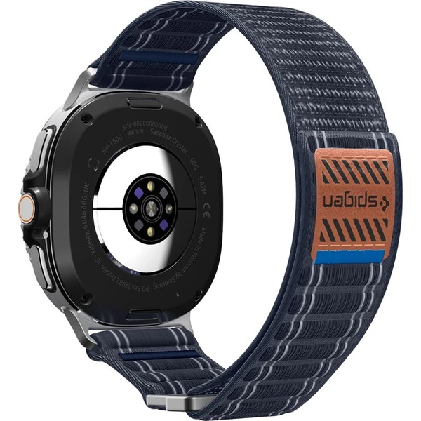 Spigen Fabric Band řemínek (hook-and-loop) Samsung Galaxy Watch8 46/44/40mm námořně modrý - Řemínky - Obrázek e3d8938310264021890094699559caa6
