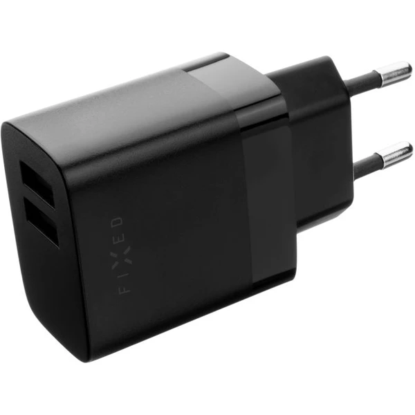 FIXED nabíječka s USB-A/USB-C kabelem, 1 m, 17W, černá - Nabíječky - Obrázek e3e4efdcb9bc49778e8d531277cf9d0d