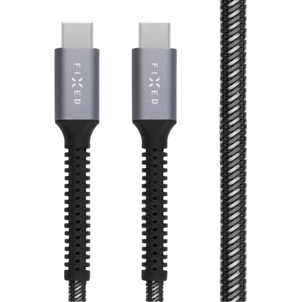 FIXED Armor USB-C/USB-C napájecí kabel 240W 2m šedý - Kabely a redukce - Obrázek e40a7bac59ed4884881294945a176e8d