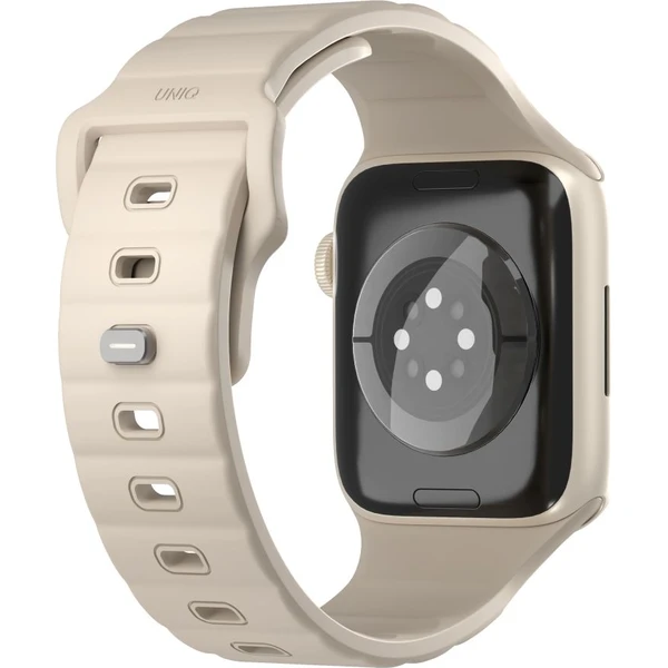 UNIQ Stride FKM Rubber voděodolný řemínek Apple Watch 41/40/38mm béžový - Řemínky - Obrázek e44979d3219e4c44b29cc87e9df395bb