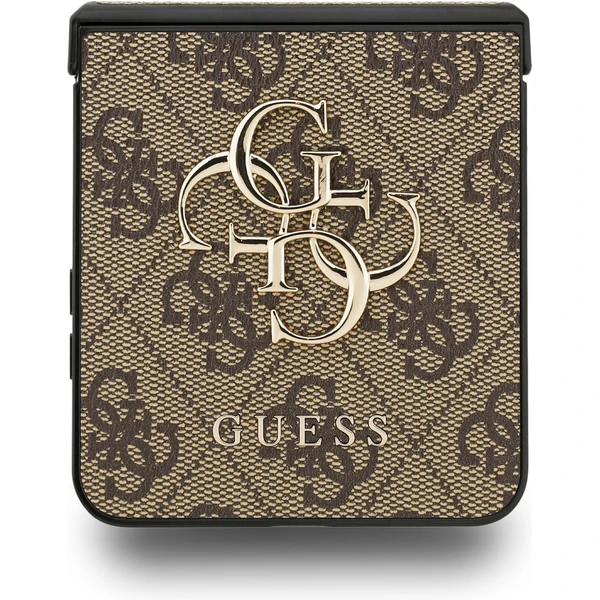 Guess PU 4G Metal Logo kryt Samsung Galaxy Z Flip 7 hnědý - Pouzdra - Obrázek e45442d5da964ebbb93091bec4ee8f7c