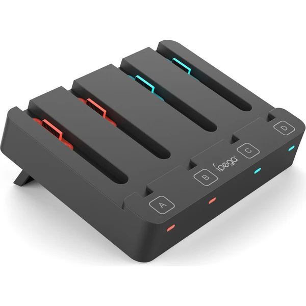 iPega SW2081 nabíjecí stanice pro JoyCon pro Nintendo Switch 1/2 černá - Nabíječky - Obrázek e457dab680c34baa9f24835fa654ae12