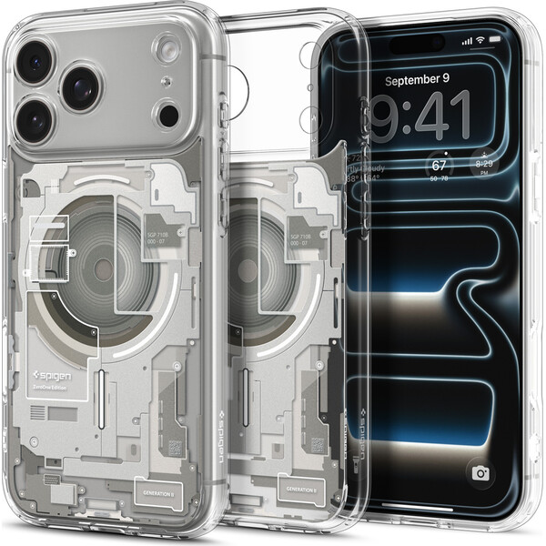 Spigen Ultra Hybrid MagSafe kryt iPhone 18 Pro Max/17 Pro Max zero one natural titanium