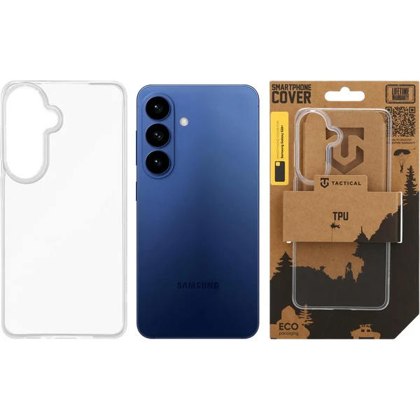 Tactical TPU kryt Samsung Galaxy S26+ čirý - Pouzdra - Obrázek e48580945c4147a5b5229b7d6c746b0b