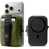 Spigen Portable Organizer Pouch TintapZip MagSafe organizér olivově zelený - Organizéry