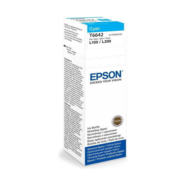 Cartridge Epson T6642  - azurový