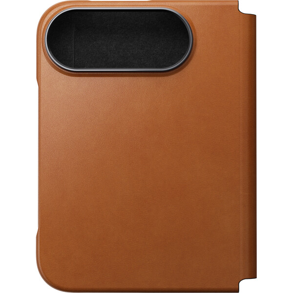 Nomad Traditional Leather Folio (Horween) MagSafe kožené pouzdro iPhone Duo sedlová hnědá - Pouzdra - Obrázek e4c3de4ea4044c05bde7987195d356b5
