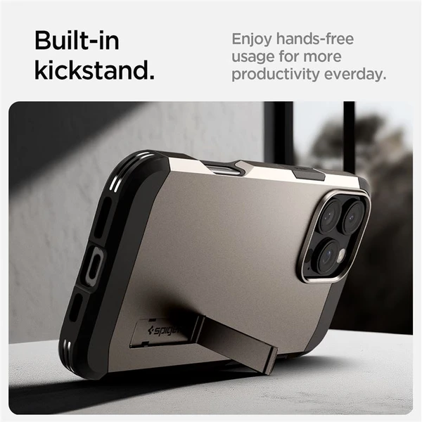Spigen Tough Armor MagSafe kryt iPhone 16 Pro Max gunmetal - Pouzdra - Obrázek e50edb6aa0c84781a4e865d6825cda22