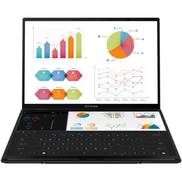 ASUS Zenbook DUO UX8406 (UX8406CA-OLED166X) šedý  - Notebooky - Obrázek e531f7e2dd334aaeb5e34c8cbe3ac397