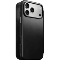 Nomad Modern Leather Folio (Horween) MagSafe kožené pouzdro iPhone 17 Pro Max/18 Pro Max Black - Pouzdra