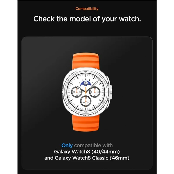Spigen Silicone Band řemínek Samsung Galaxy Watch8/Classic 46mm/44mm/40mm oranžový - Řemínky - Obrázek e56fd411b80b41d28b0c6f874314c3d2