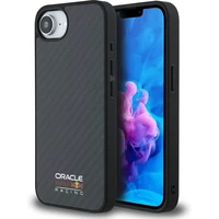 Oracle Red Bull Racing Carbon Shiny Logo MagSafe kryt iPhone 17e/16e černý - Pouzdra