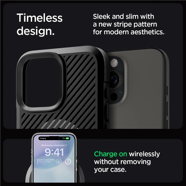 Spigen Core Armor MagSafe kryt iPhone 16 Pro matte black - Pouzdra - Obrázek e5a2b4c6a7a64962b0228faeda48052b