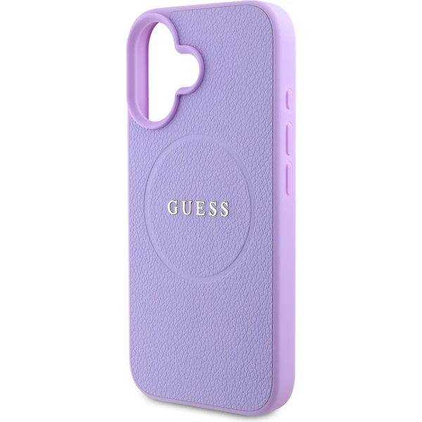 Guess PU Grained Classic Logo MagSafe kryt iPhone 16 fialový - Pouzdra - Obrázek e5baabe728734653ad68f215e03a1205